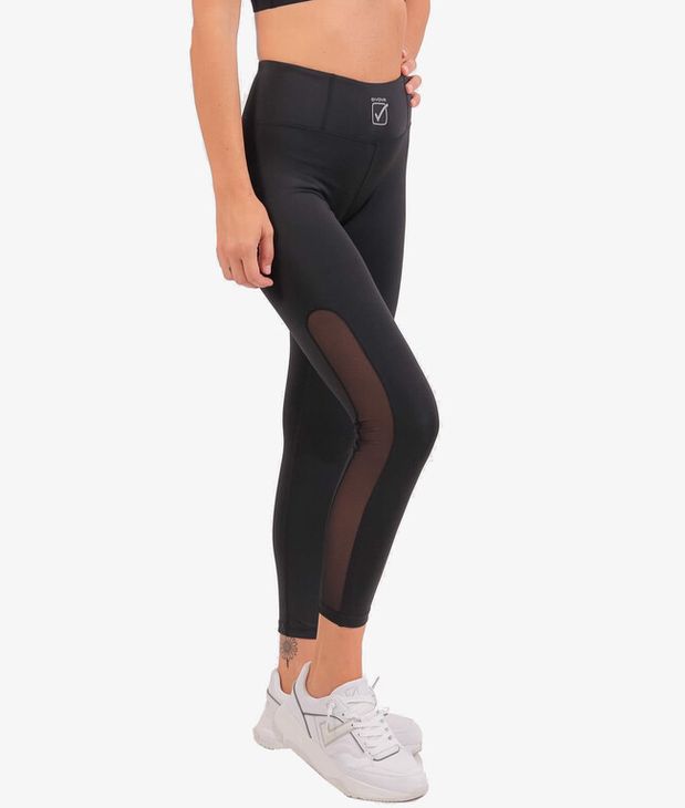 LEGGINGS MOON spodnie do joggingu czarny L