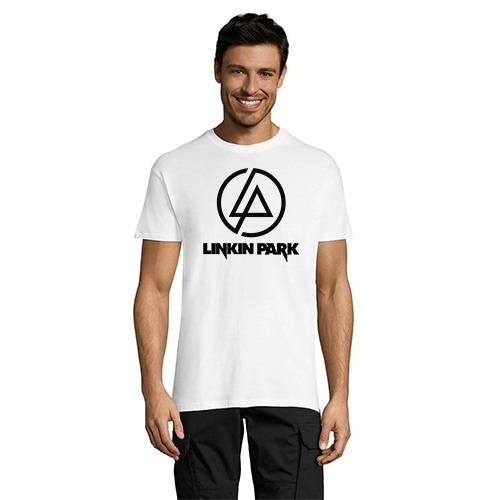 T-shirt męski Linkin Park 2 biały 3XS