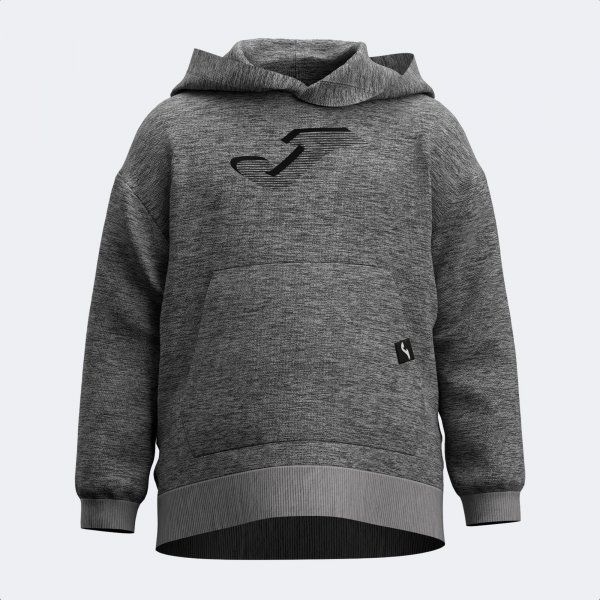 LION HOODIE MELANGE GREY 6XS