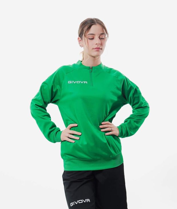 MAGLIA POLARFLEECE TECNICA (HALF ZIP) 500 kurtka zielony 2XL