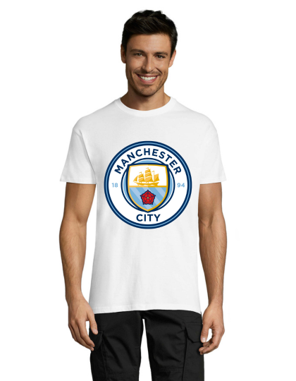 T-shirt męski Manchester City biały 2XL