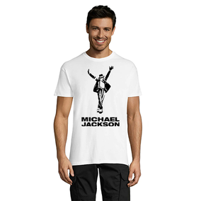 T-shirt męski Michael Jackson Dance biały 2XS