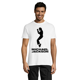 T-shirt męski Michaela Jacksona biały 2XS