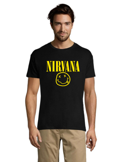 T-shirt męski Nirvana 2 w kolorze czarnym, 4XL