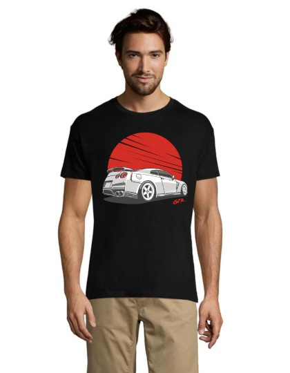 T-shirt męski Nissan GTR R33 czarny 2XL