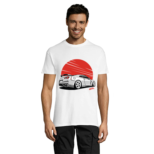Nissan - T-shirt męski GTR R35 biały 2XL