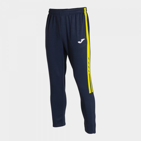 OLIMPIADA LONG PANTS spodnie dresowe granatowy żółty 4XS