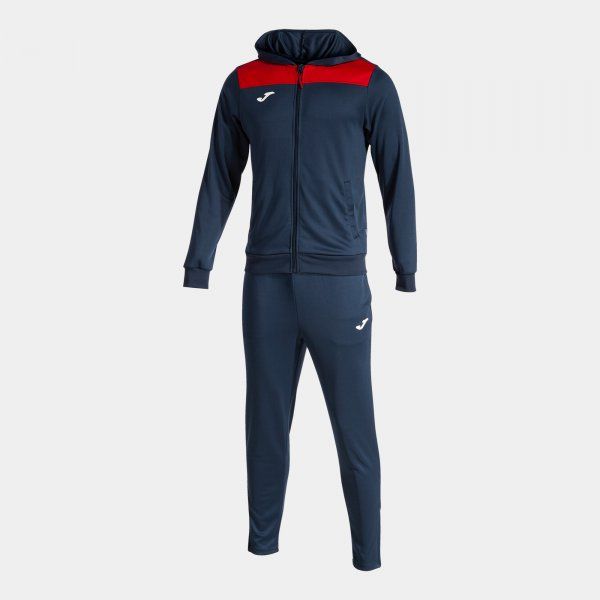 PHOENIX II TRACKSUIT zestaw granatowy czerwony 2XS