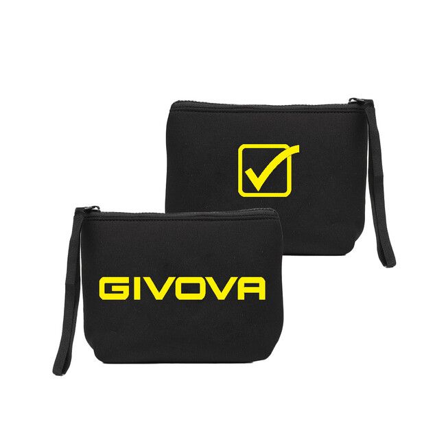 POCHETTE NEOPRENE 19*15*6 torba czarny/fluo żółty UNICA