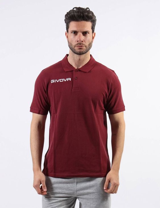 POLO COTONE PIQUET SUMMER koszulka polo Granat M