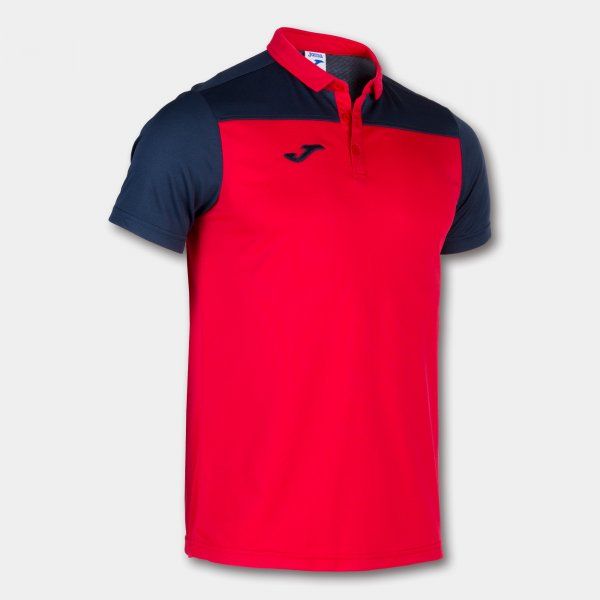 POLO SHIRT HOBBY II RED-NAVY S/S 4XS