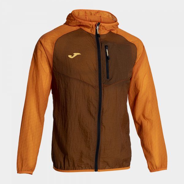 R- TRAIL NATURE RAINCOAT brązowy S08