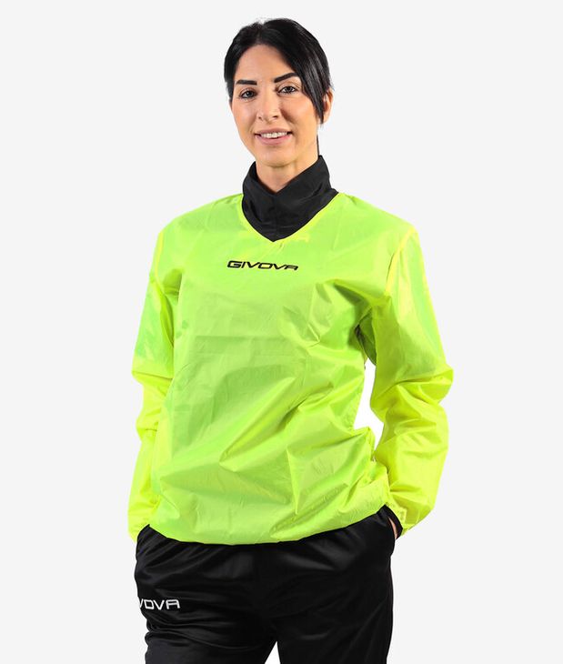 RAIN JACKET COLLO COSTINA kurtka fluo żółty XS