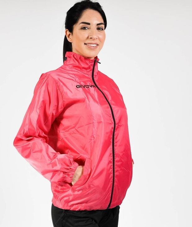 RAIN JACKET WIND kurtka fuksja L