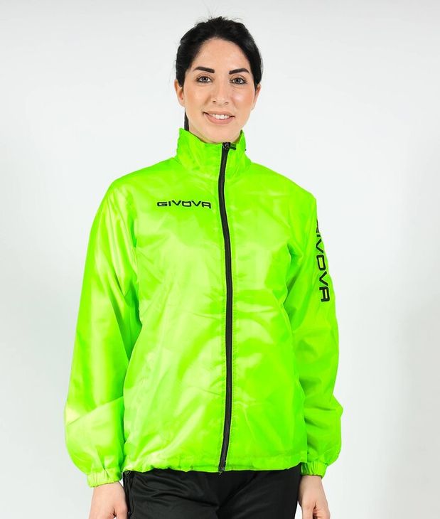 RAIN JACKET WIND kurtka fluo żółty XS