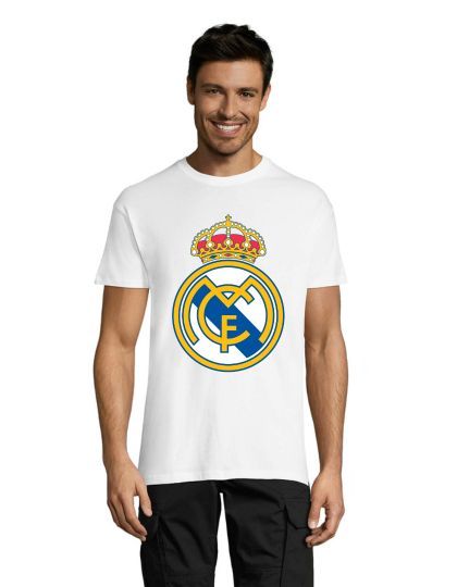 T-shirt męski Real Madryt biały M
