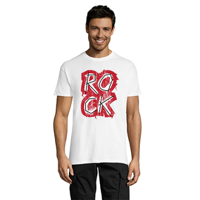 T-shirt męski ROCK biały L