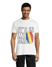 T-shirt męski Rumunia – To jest w moim DNA biały L