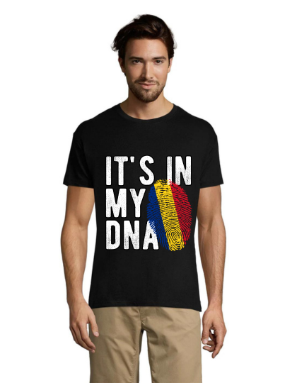 T-shirt męski Rumunia – To jest w moim DNA czarna L