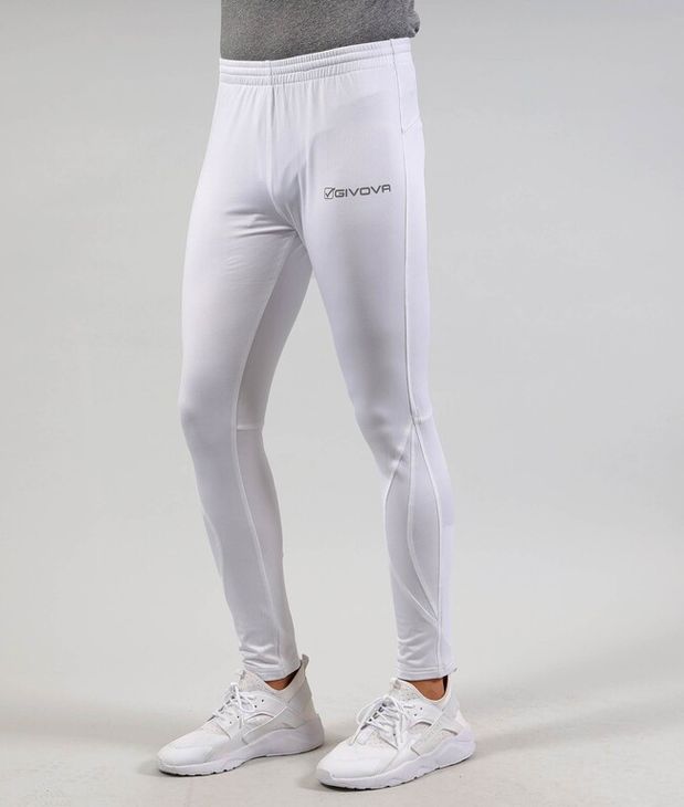 RUNNING LONG PANT spodnie do joggingu biały XL