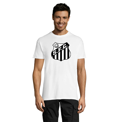 T-shirt męski Santos Futebol Clube biały 2XS