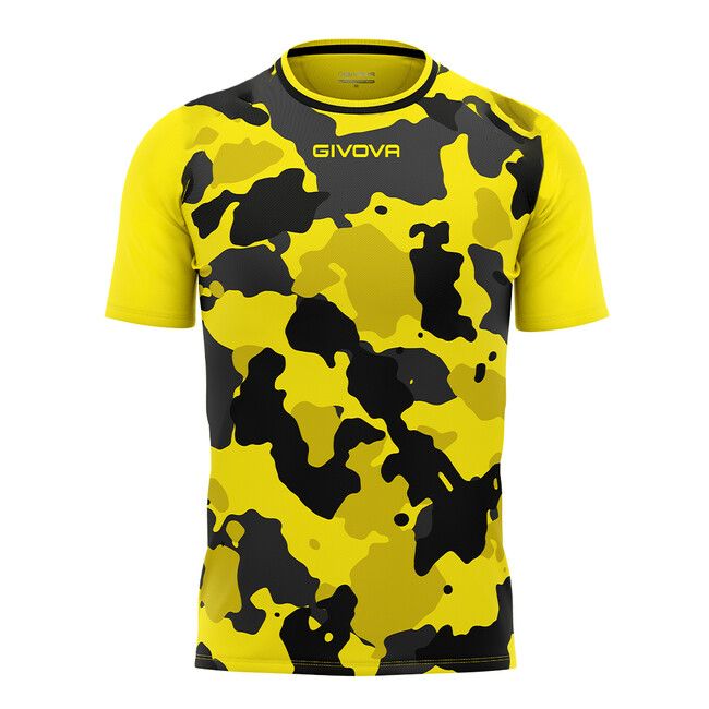 SHIRT ARMY INTERLOCK golf żółty/czarny L