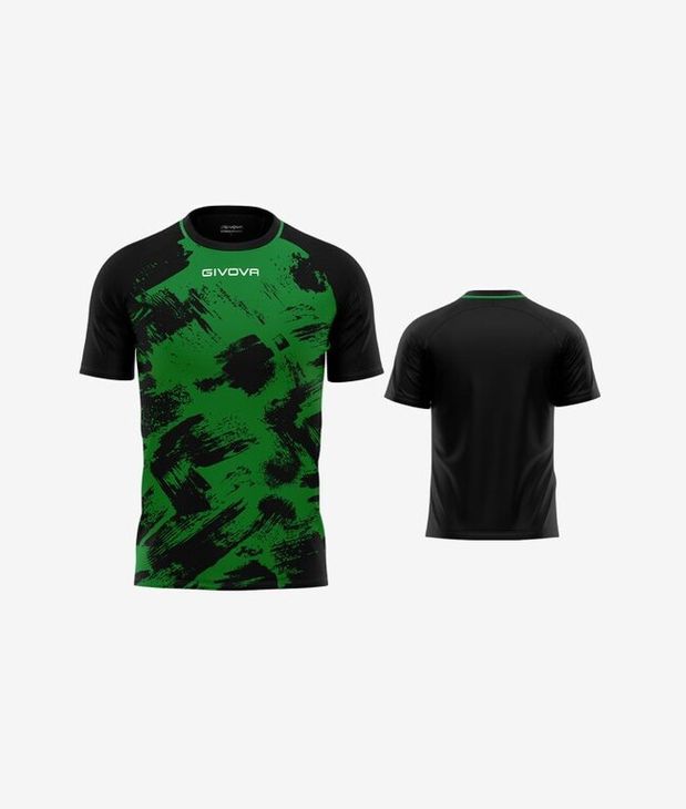 SHIRT ART INTERLOCK M/C VERDE/NERO Tg. XL