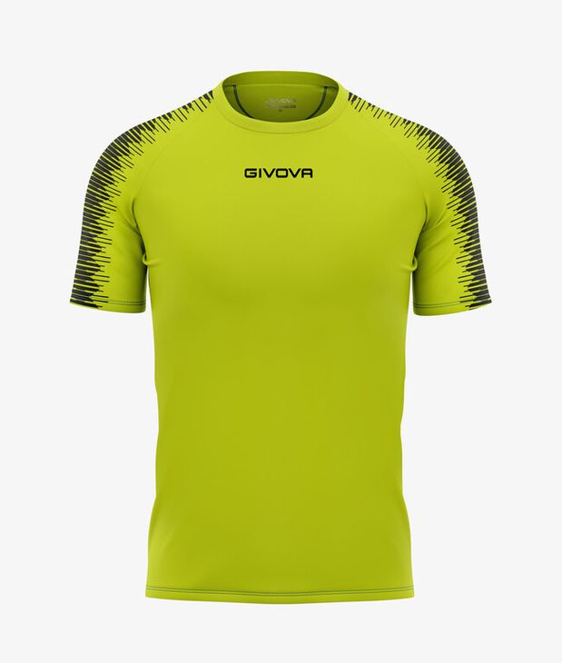 SHIRT CLUB IN MESH koszulka/t-shirt fluo żółty/czarny XS