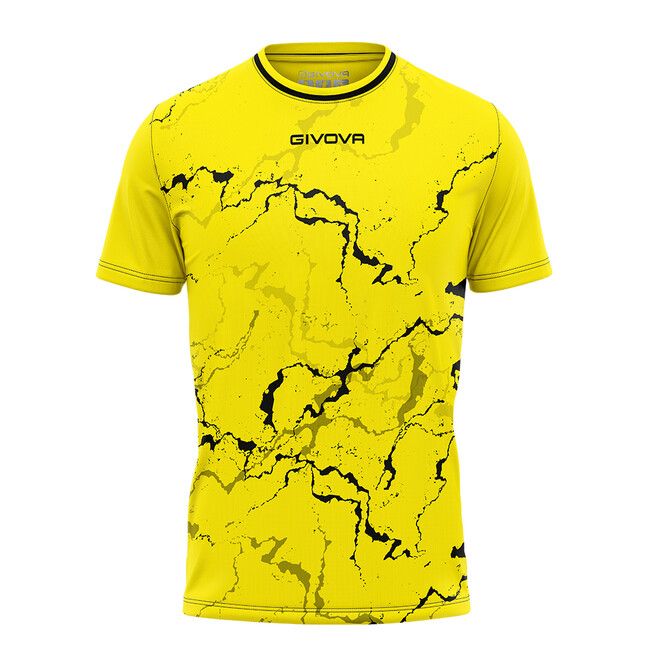 SHIRT GRAFITE INTERLOCK golf żółty/czarny M