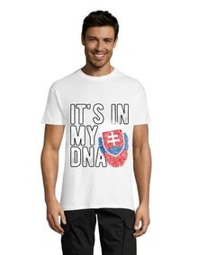Słowacja - To jest w moim DNA Męski t-shirt biały 2XS