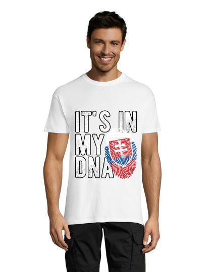 Słowacja - To jest w moim DNA, biały t-shirt męski XL