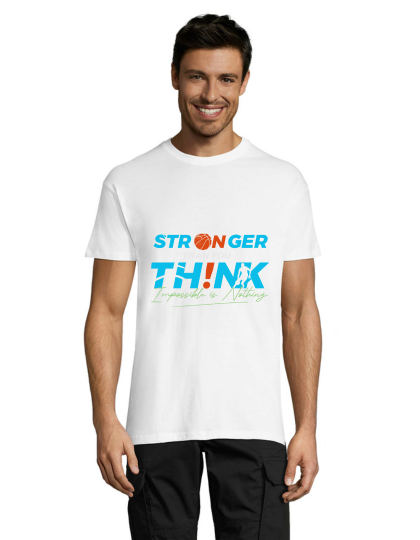 Stronger than You Think czarna męska koszulka 5XL