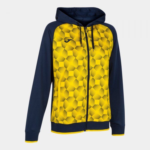 SUPERNOVA III ZIP-UP HOODIE podkoszulek granatowy żółty L