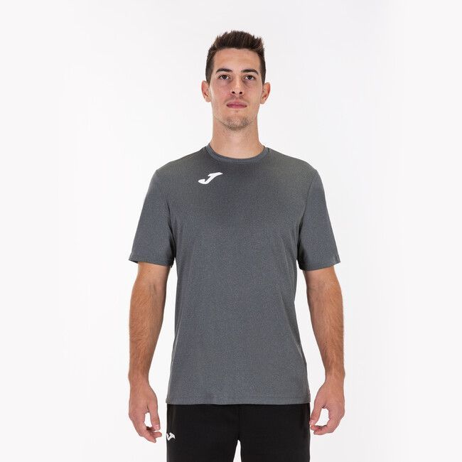 T-SHIRT COMBI ANTHRACITE S/S L