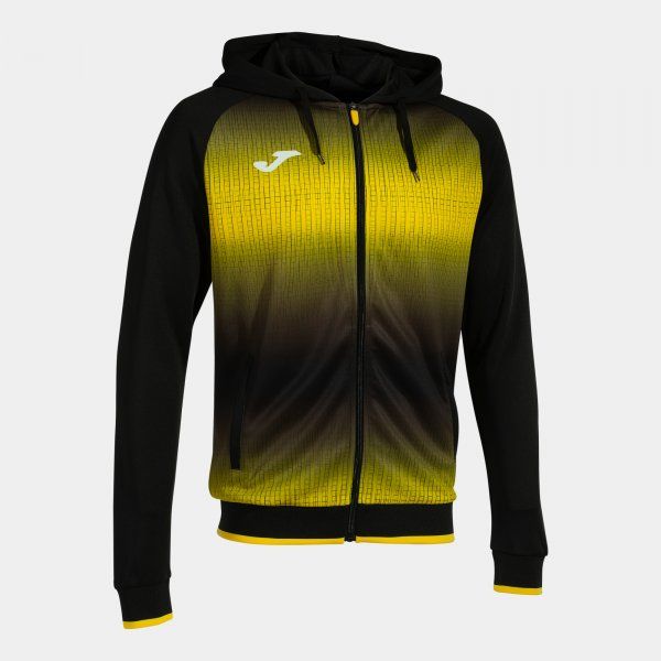 TIGER V ZIP-UP HOODIE podkoszulek czarny żółty 3XS