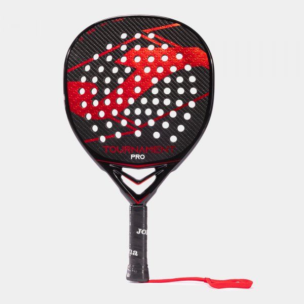 TOURNAMENT PRO PADDLE RACKET BLACK RED ONE SIZE