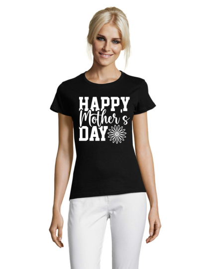 Wo T-shirt męski „Happy Mother's Day” czarny 3XL